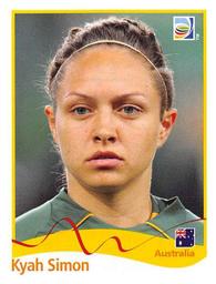 2011 Panini FIFA Women's World Cup Stickers #291 Kyah Simon Front