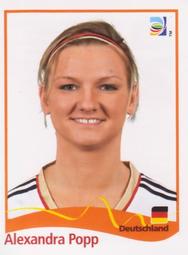 2011 Panini FIFA Women's World Cup Stickers #43 Alexandra Popp Front