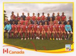 2011 Panini FIFA Women's World Cup Stickers #46 Canada Team Front