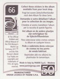 2011 Panini FIFA Women's World Cup Stickers #66 Precious Dede Back