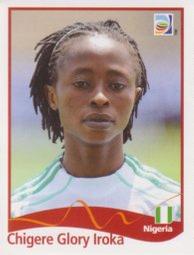 2011 Panini FIFA Women's World Cup Stickers #80 Chigere Glory Iroka Front