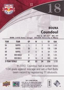 2011 SP Game Used #32 Bouna Coundoul Back