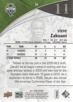 2011 SP Game Used #46 Steve Zakuani Back