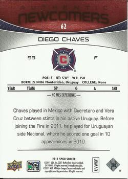 2011 SP Game Used #62 Diego Chaves Back