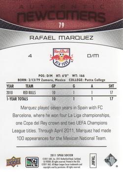 2011 SP Game Used #79 Rafael Marquez Back