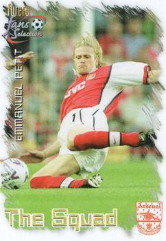 1999 Futera Arsenal Fans' Selection #20 Emmanuel Petit Front