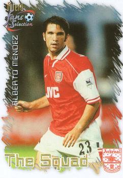 1999 Futera Arsenal Fans' Selection #24 Alberto Mendez Front
