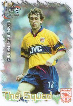 1999 Futera Arsenal Fans' Selection #26 Gilles Grimandi Front
