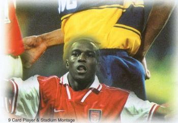 1999 Futera Arsenal Fans' Selection #29 Player & Stadium Montage Front
