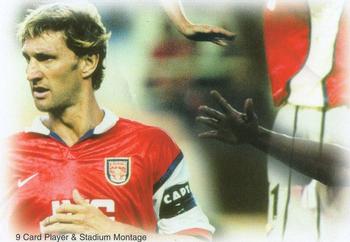 1999 Futera Arsenal Fans' Selection #32 Player & Stadium Montage Front