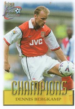 1999 Futera Arsenal Fans' Selection #75 Dennis Bergkamp Front