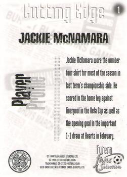 1999 Futera Celtic Fans' Selection #1 Jackie McNamara Back