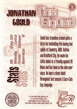 1999 Futera Celtic Fans' Selection #26 Jonathan Gould Back