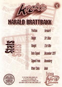 1999 Futera Celtic Fans' Selection #42 Harald Brattbakk Back