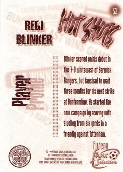 1999 Futera Celtic Fans' Selection #53 Regi Blinker Back