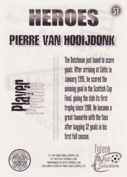 1999 Futera Celtic Fans' Selection #57 Pierre Van Hooijdonk Back