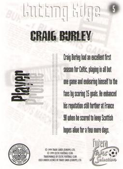 1999 Futera Celtic Fans' Selection #5 Craig Burley Back