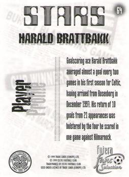 1999 Futera Celtic Fans' Selection #64 Harald Brattbakk Back