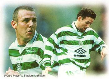 1999 Futera Celtic Fans' Selection #73 Player & Stadium Montage Front