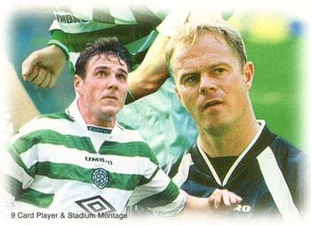 1999 Futera Celtic Fans' Selection #74 Player & Stadium Montage Front