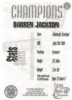 1999 Futera Celtic Fans' Selection #83 Darren Jackson Back