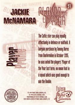 1999 Futera Celtic Fans' Selection #97 Jackie McNamara Back