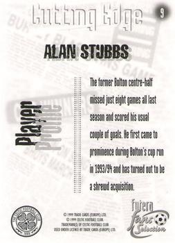 1999 Futera Celtic Fans' Selection #9 Alan Stubbs Back