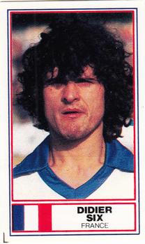 1984 Rothmans Football International Stars #NNO Didier Six Front