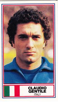 1984 Rothmans Football International Stars #NNO Claudio Gentile Front