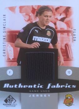 2011 SP Game Used - Authentic Fabrics #AF-CS Christine Sinclair Front