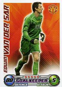 2008-09 Topps Match Attax Premier League #NNO Edwin Van Der Sar Front