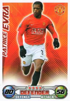 2008-09 Topps Match Attax Premier League #NNO Patrice Evra Front