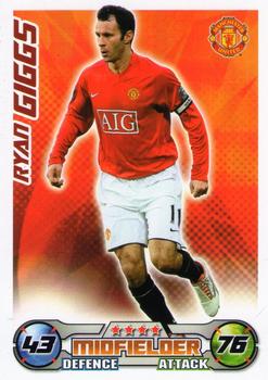 2008-09 Topps Match Attax Premier League #NNO Ryan Giggs Front