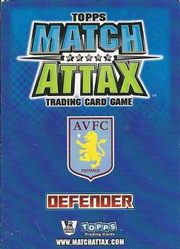 2008-09 Topps Match Attax Premier League #NNO Wilfred Bouma Back