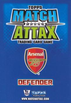 2008-09 Topps Match Attax Premier League #NNO Bacary Sagna Back