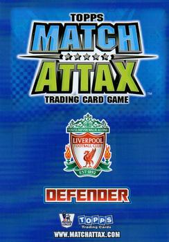 2008-09 Topps Match Attax Premier League #NNO Jamie Carragher Back