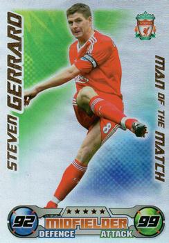 2008-09 Topps Match Attax Premier League #NNO Steven Gerrard Front