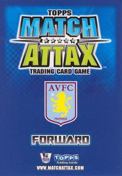 2008-09 Topps Match Attax Premier League #NNO Gabriel Agbonlahor Back