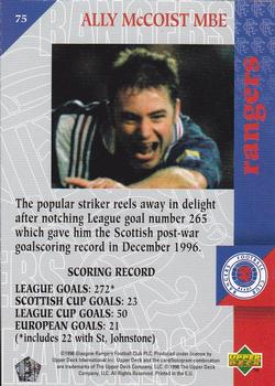 1998 Upper Deck Rangers #75 Ally McCoist Back