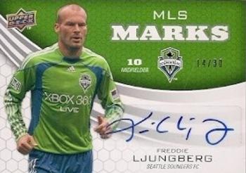 2010 Upper Deck MLS - MLS Marks #MK-FL Freddie Ljungberg Front