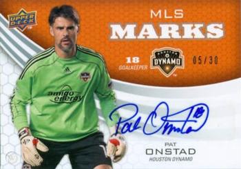2010 Upper Deck MLS - MLS Marks #MK-PO Pat Onstad Front