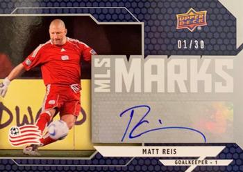 2011 Upper Deck MLS - MLS Marks #MM-MR Matt Reis Front