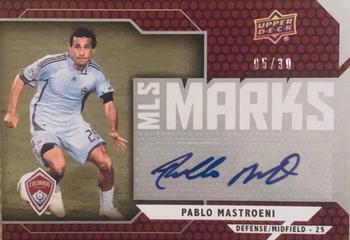 2011 Upper Deck MLS - MLS Marks #MM-PM Pablo Mastroeni Front
