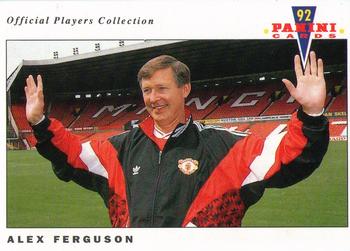 1992 Panini UK Players Collection #130 Alex Ferguson Front