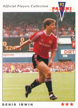 1992 Panini UK Players Collection #132 Denis Irwin Front