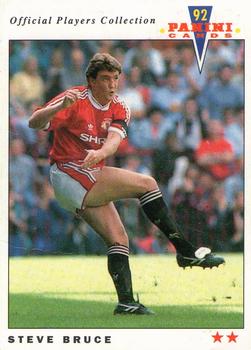 1992 Panini UK Players Collection #136 Steve Bruce Front