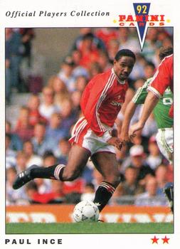 1992 Panini UK Players Collection #138 Paul Ince Front