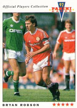 1992 Panini UK Players Collection #139 Bryan Robson Front