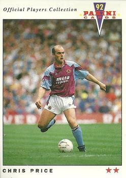 1992 Panini UK Players Collection #18 Chris Price Front