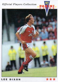 1992 Panini UK Players Collection #3 Lee Dixon Front